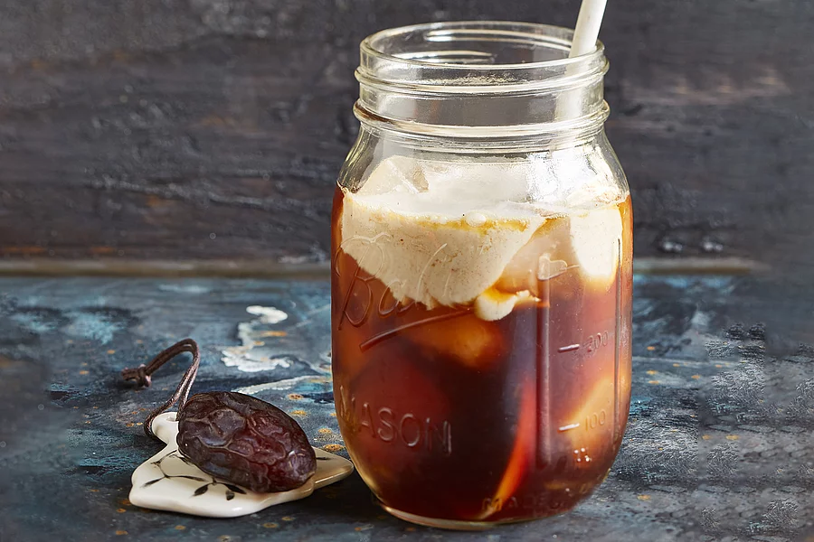 Cold-Brew-Coffee mit Kokosmilch
