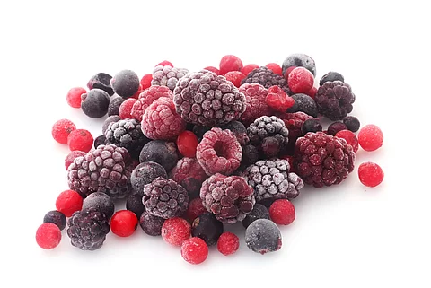 Gefrostete Beeren