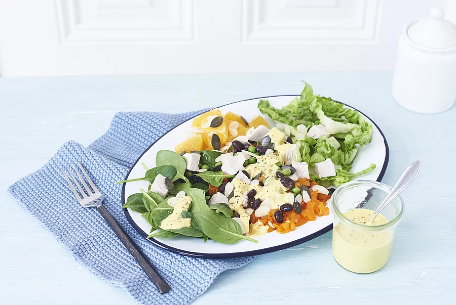 Bunter, gemischter Salat
