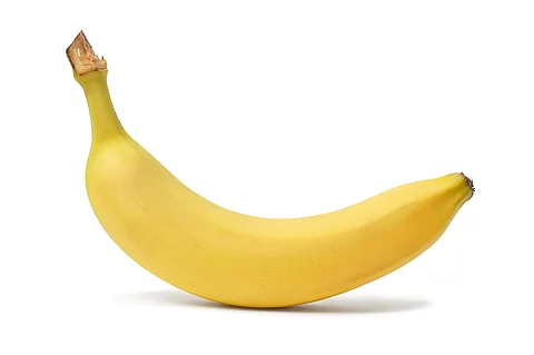 eine prächtige gelbe Banane