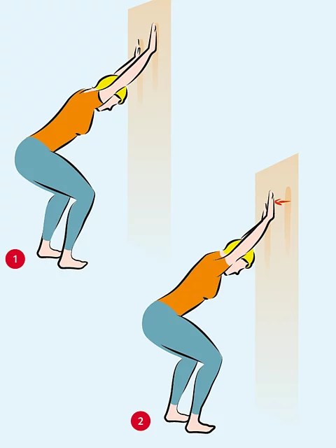 Illustration: Übung Streckerkraft