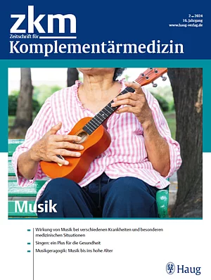 Cover: Zeitschrift für Komplementärmedizin