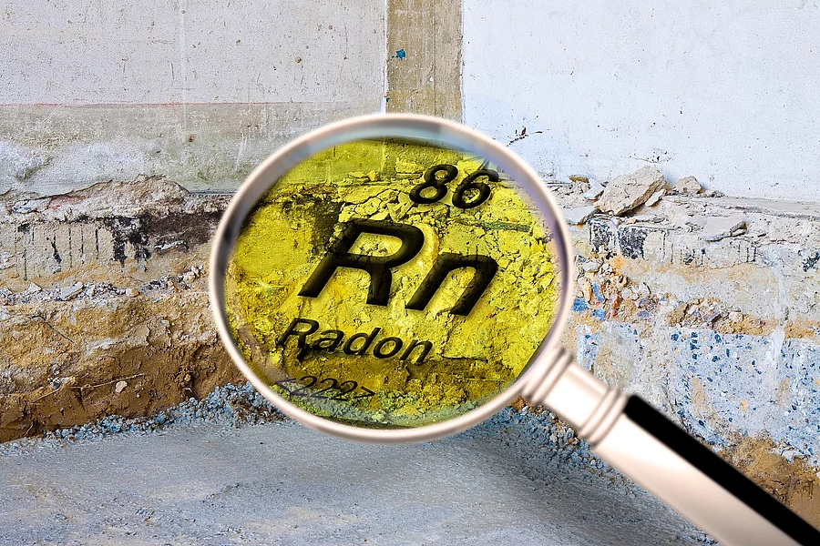 Preparatory stage for the construction of a ventilated crawl spa Radon