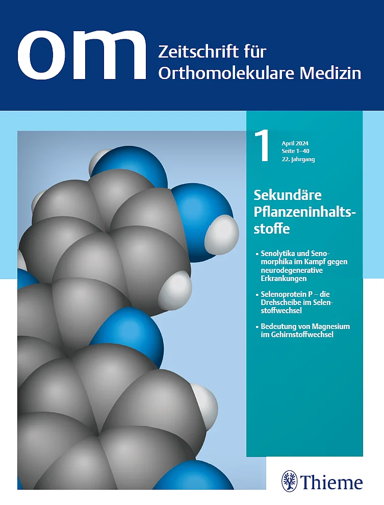 Cover: Zeitschrift für Orthomolekulare Medizin 1/2024