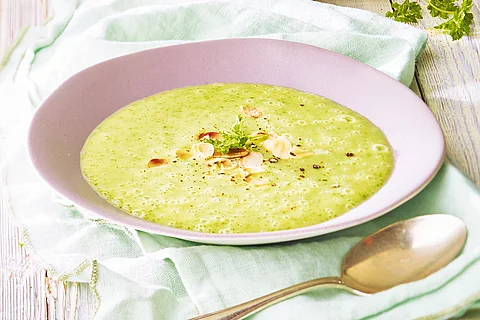Schmackhafte Brokkolisuppe