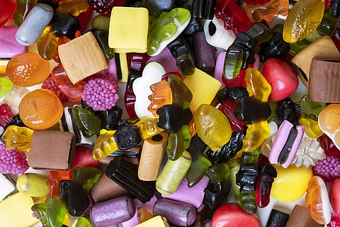 Verschiedene Süßigkeiten aus Lakritz.