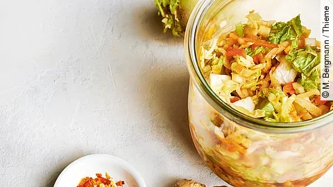 Basischer Chinakohlsalat nach Kimchi-Style