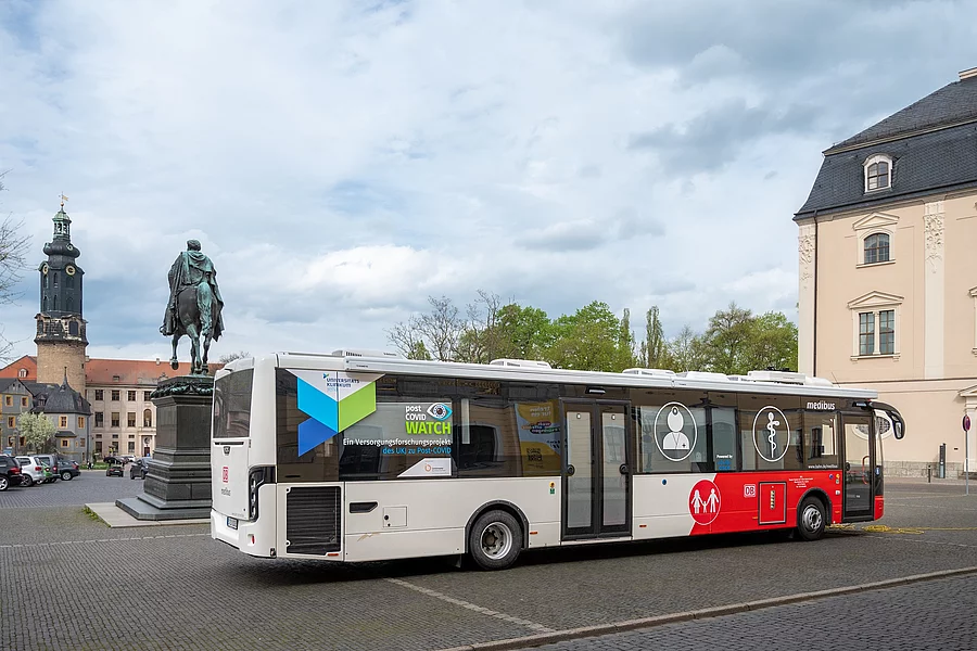 Post-Covid_Ambulanz-Bus in Weimar