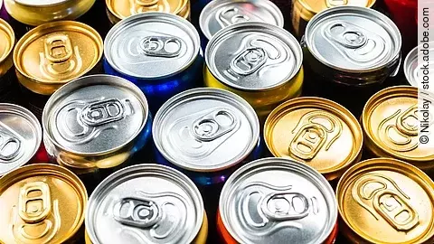 Getränkedosen aus Aluminium