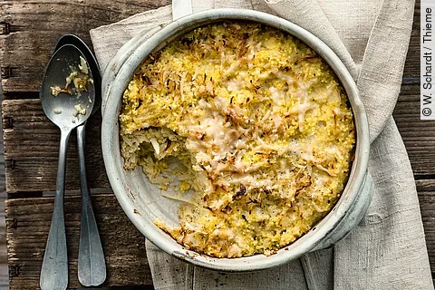 Pastinaken-Hirse-Gratin
