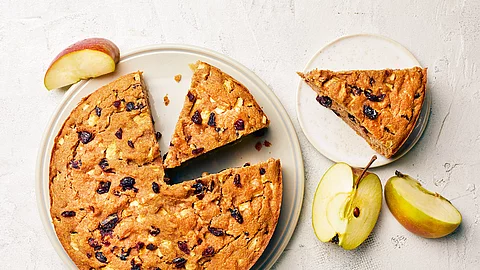 Apfelkuchen mit Cranberrys