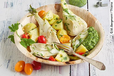 Fenchel-Kartoffel-Gemüse mit Tomaten