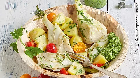 Fenchel-Kartoffel-Gemüse mit Tomaten
