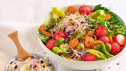 Mikrogrün-Salat