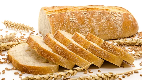 aufgeschnittenes Weißbrot