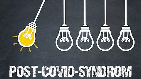 Post-Covid-Syndrom Post-Covid-Syndrom: Schriftzug