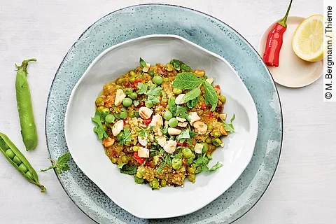Erbsen-Zitronen-Bulgur