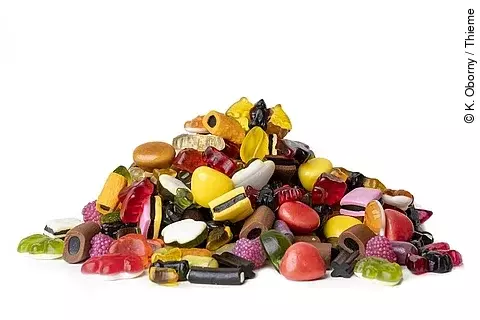 Lakritze und Gummibärchen