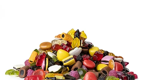 Lakritze und Gummibärchen