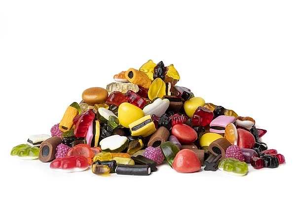 Lakritze und Gummibärchen
