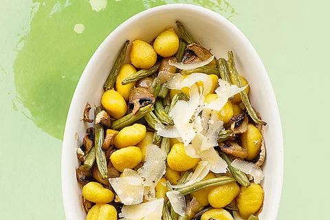 Ofen-Gnocchi mit Champignons