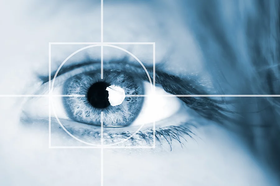 menschliches Auge