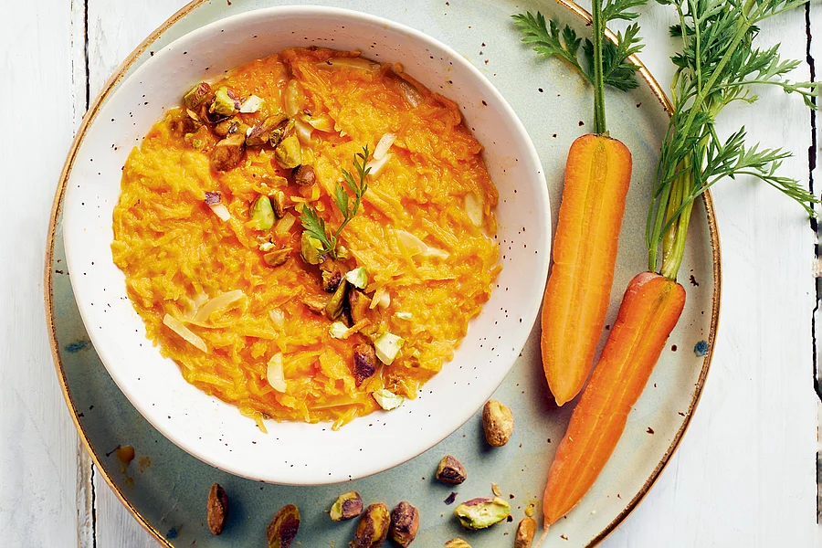 Karotten-Halva mit Kardamom