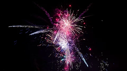 Feuerwerk, Silvester, Rakete, Jahreswechsel