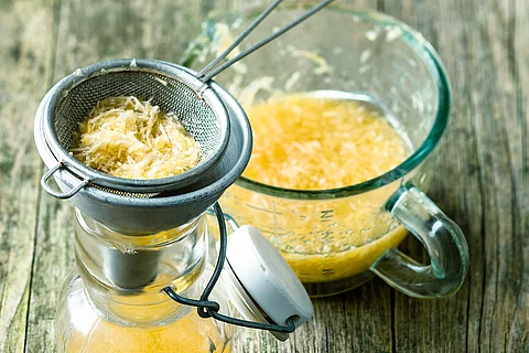 Meerrettich-Erkältungshonig oder -sirup