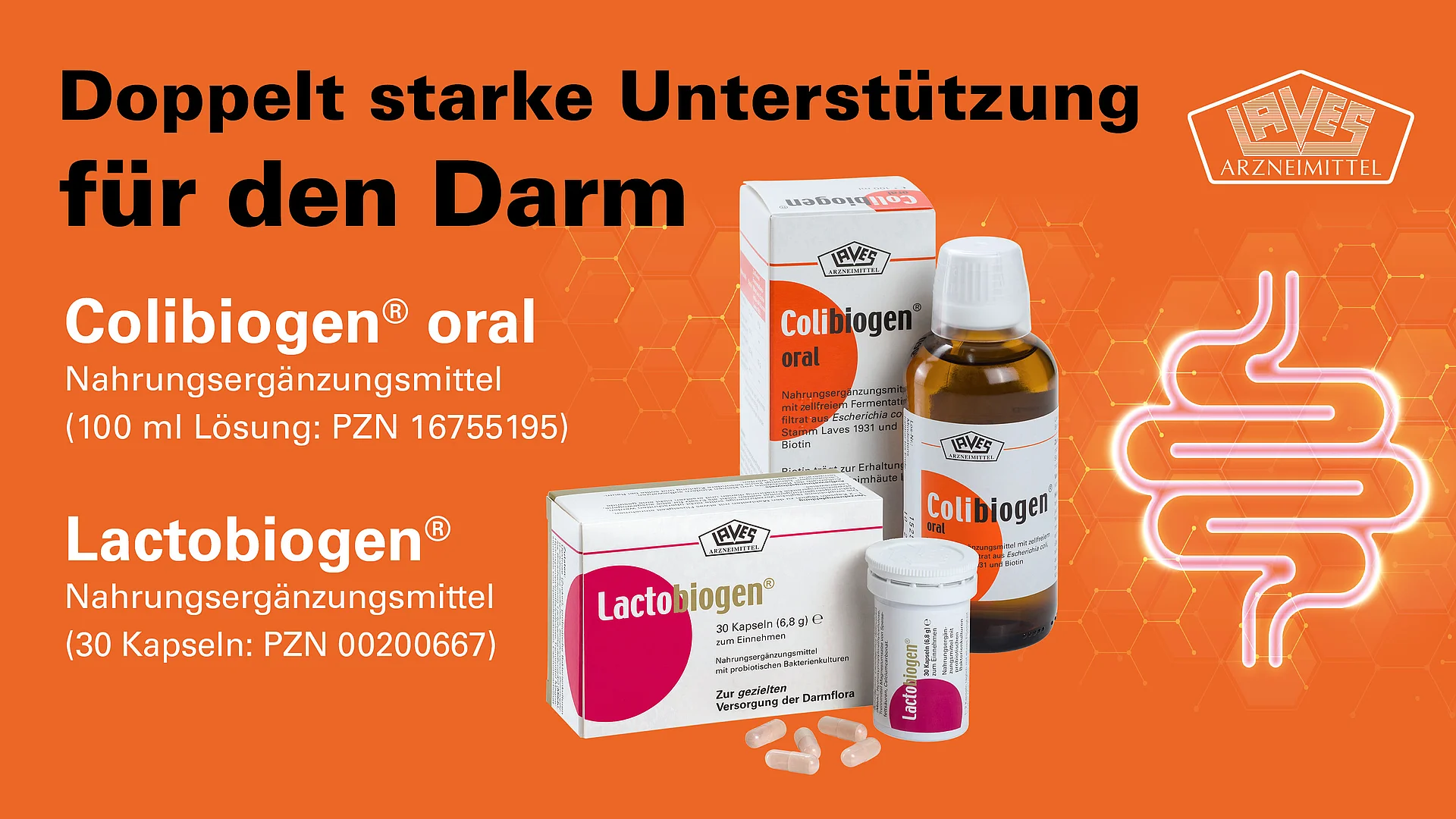 Packshots von Colibiogen und Lactobiogen