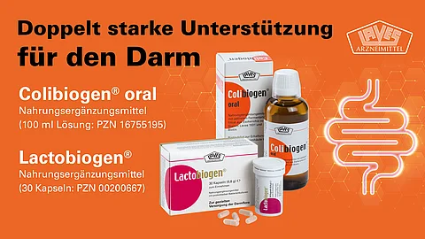 Packshots von Colibiogen und Lactobiogen