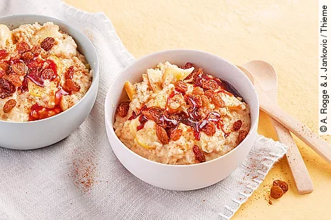 Klassisches Haferporridge