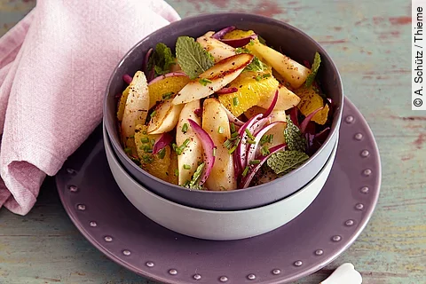 Schwarzwurzelsalat mit Orangen