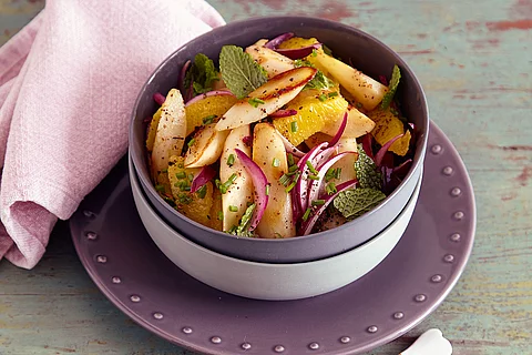 Schwarzwurzelsalat mit Orangen