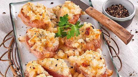 Gratiniertes Schweinefilet