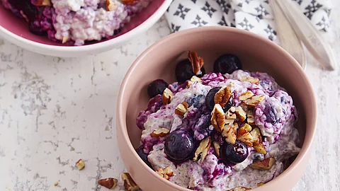 Chia-Pudding mit Heidelbeerpracht