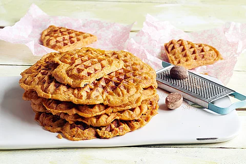 Süßkartoffel-Waffeln