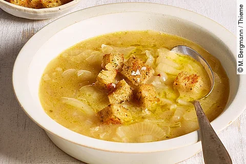 Herzhafte Zwiebelsuppe