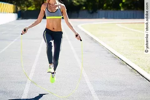 Sport, Seilspringen, exzessiv, Stadion