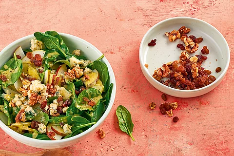 Spinat-Birnen-Salat