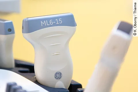 Schallköpfe eines Ultraschallgeräts 