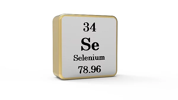 Selen im Periodensystem auf einem Würfel, Periodensystem