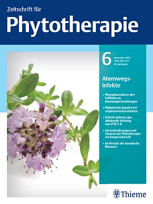 Cover: Zeitschrift für Phytotherapie 6/2026