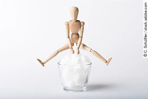 Diabetes, Würfelzucker, Bocksprung