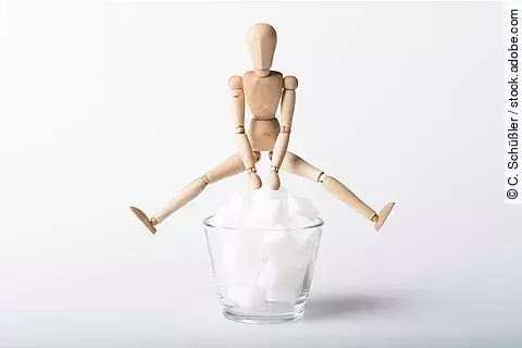 Diabetes, Würfelzucker, Bocksprung
