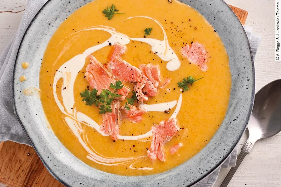Lachs-Kartoffel-Suppe