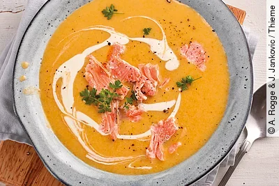 Lachs-Kartoffel-Suppe