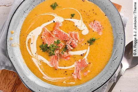 Lachs-Kartoffel-Suppe