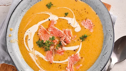 Lachs-Kartoffel-Suppe