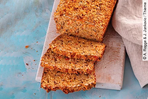 Hafer-Möhren-Quark-Brot